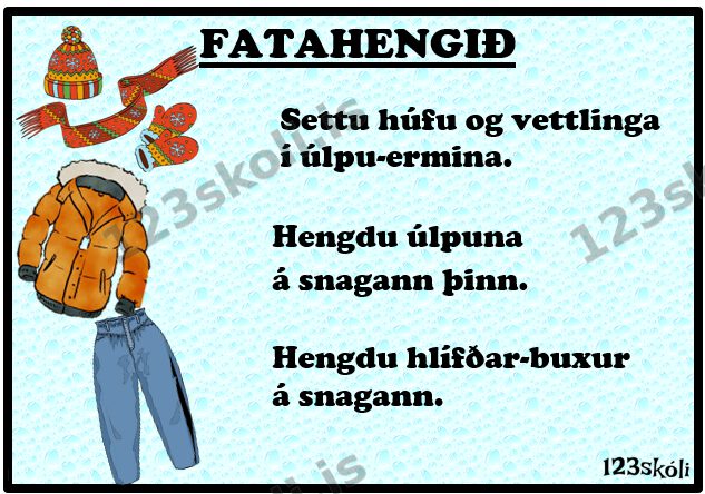 Forskoðunarmynd fyrir Umgengni í fatahengi – Amboð