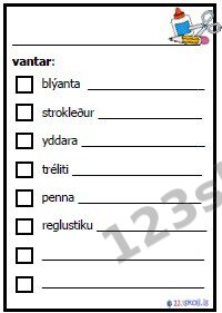 Forskoðunarmynd fyrir Vantar eitthvað í pennaveskið?