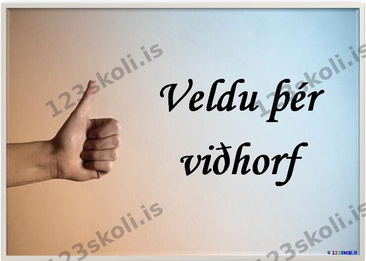 Forskoðunarmynd fyrir Veldur þér viðhorf.