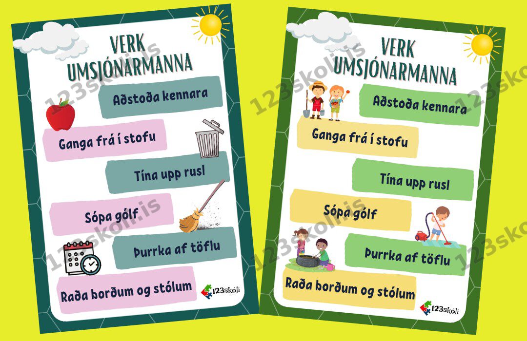Umsjónarmenn- Verklýsing