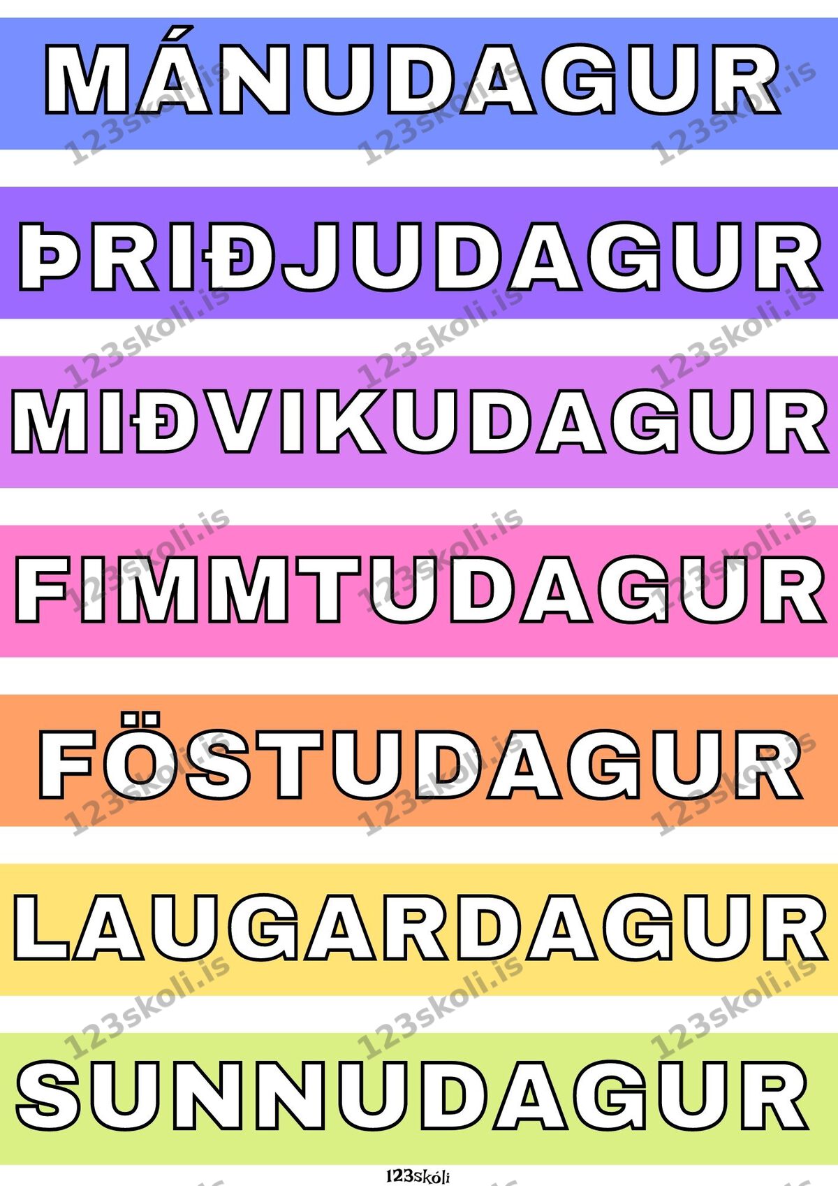 Vikudagarnir
