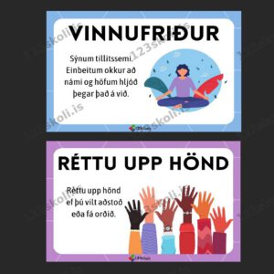 Forskoðunarmynd fyrir Vinnufriður og réttu upp hönd