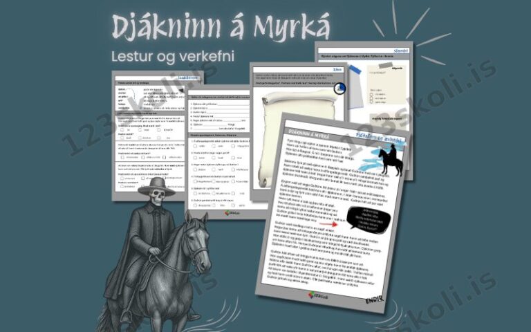 Forskoðunarmynd fyrir Djákninn á Myrká – Heildstætt verkefni