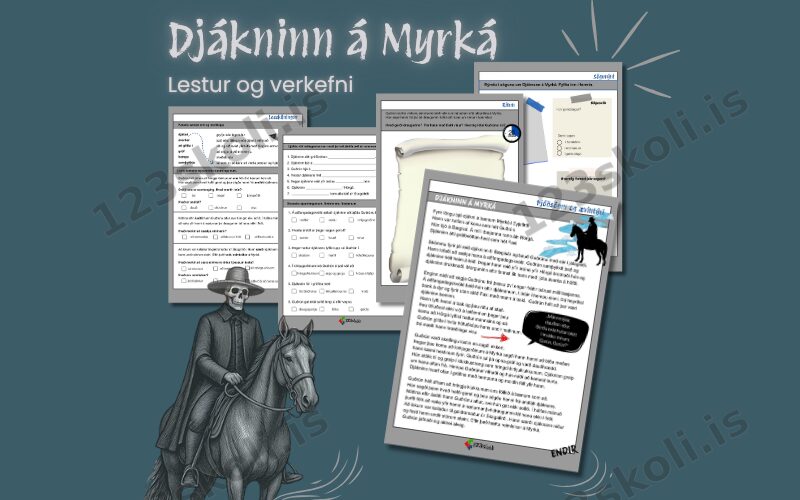 Forskoðunarmynd fyrir Djákninn á Myrká – Heildstætt verkefni